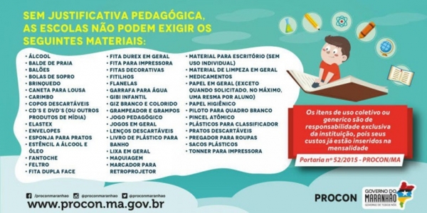Volta às aulas: saiba o que as escolas podem e o que não podem exigir dos alunos