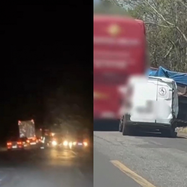 COM POUCAS HORAS DE DIFERENÇA, DOIS ACIDENTES SÃO REGISTRADOS NO MESMO TRECHO DA BR-010