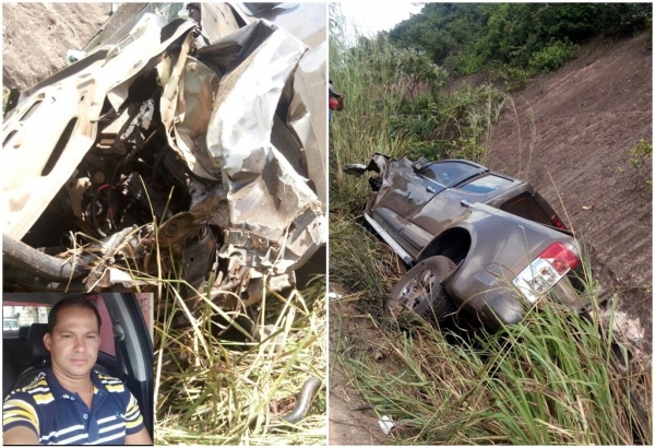 ACIDENTE - Irmão do Prefeito de Bom Jesus Das Selvas morre em grave acidente na BR -222