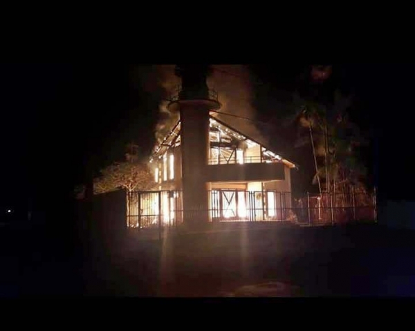 Incêndio destrói biblioteca pública no Maranhão