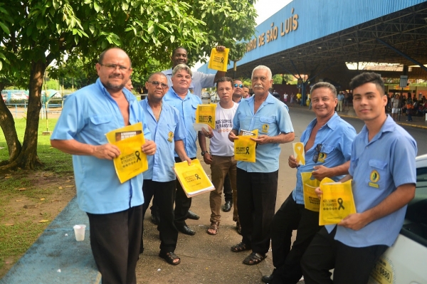 Maio Amarelo: Detran-MA realiza ações educativas em terminais de ônibus de São Luís