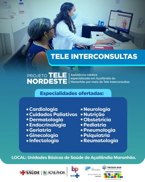 AÇAILÂNDIA - Mais avanços na área da saúde 