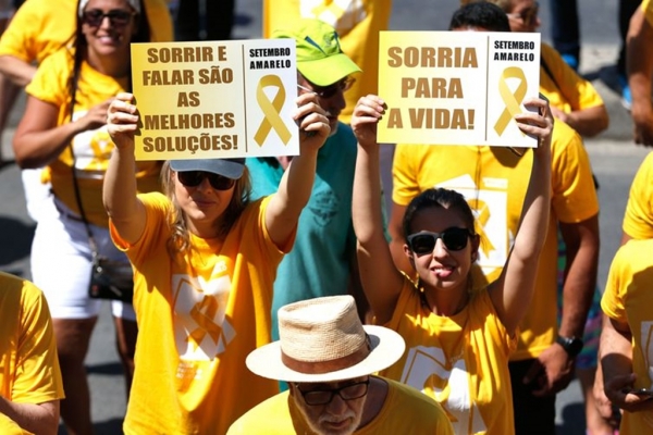 BRASIL - Ministério aproveitará Setembro Amarelo para abordar casos de suicídio