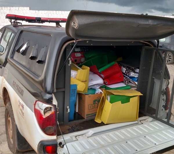 Polícia recupera documentos importantes “roubados” da prefeitura de Açailândia