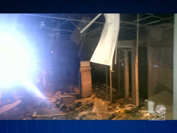 Criminosos explodem agência do Banco do Brasil em Paulo Ramos, MA