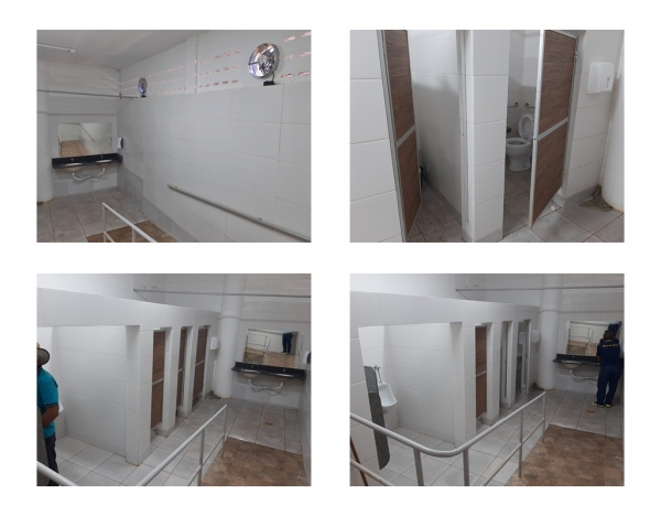  BANHEIROS DO TERMINAL RODOVIÁRIO DE AÇAILÂNDIA RECEBEM REFORMA 