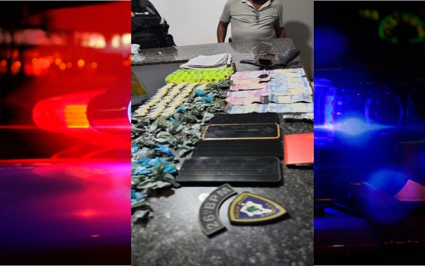 TRIO É PRESO POR TRÁFICO DE DROGAS EM AÇAILÂNDIA; HOMEM USOU FILHO DE 3 MESES COMO ESCUDO HUMANO