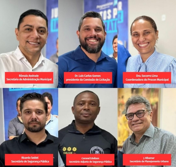 RILDO AMARAL ANUNCIA NOVOS NOMES PARA COMPOR EQUIPE DE GOVERNO