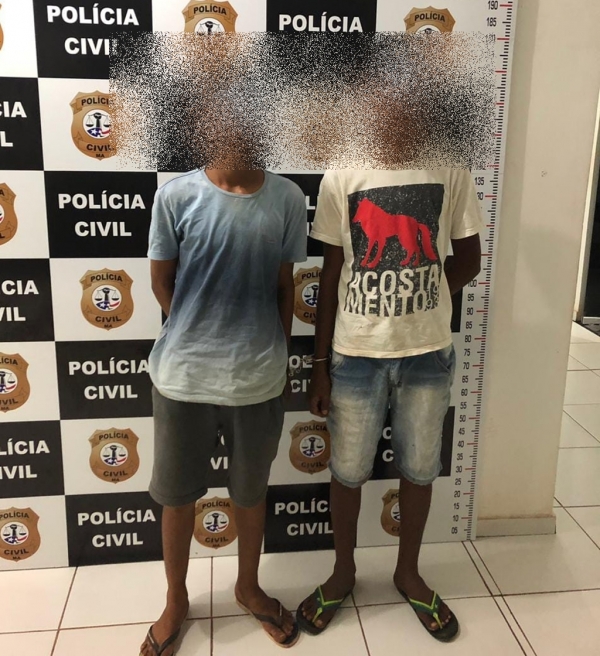 AÇAILÂNDIA  URGENTE - Menores são levados para a delegacia  acusados de furto de veículo.