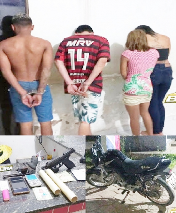 Açailândia - Polícia Militar prende dupla suspeita de várias tentativas de homicídios na cidade