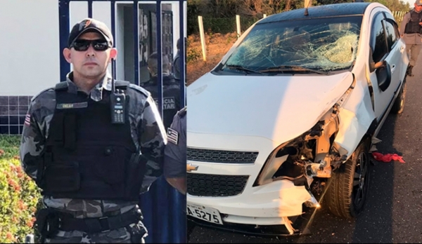 PM morre após ser atropelado em bloqueio policial na cidade de Urbano Santos