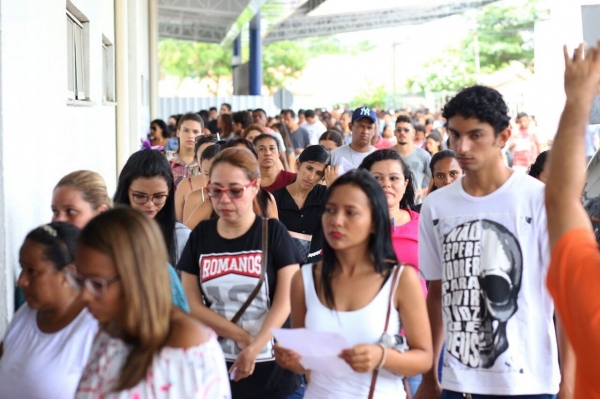 Mais de 38 mil candidatos realizam provas do Concurso da Saúde