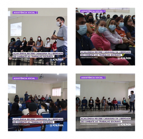 AÇAILÂNDIA RECEBE CARAVANA DA LIBERDADE DE COMBATE AO TRABALHO ESCRAVO