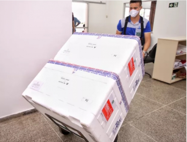 Maranhão recebe primeiro lote de vacinas Pfizer