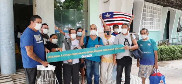 Onze pacientes com Covid-19 vindos de Manaus recebem alta do Hospital Universitário em São Luís