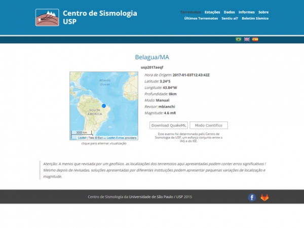 Especialistas explicam causas do tremor de magnitude 4.7 no MA