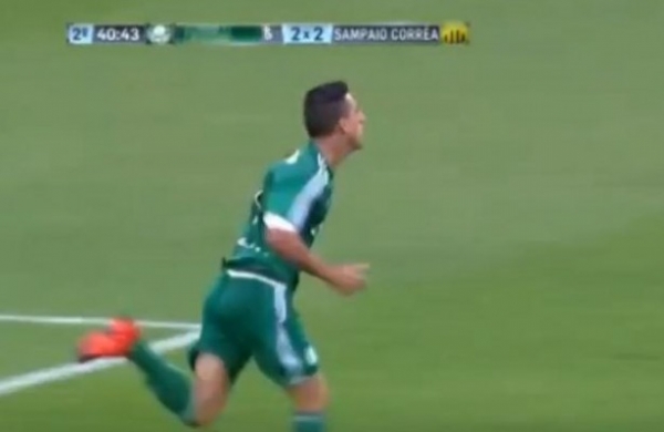 Palmeiras reage e arranca empate do Sampaio Corrêa na estreia da Copinha