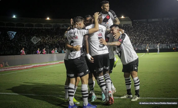 VASCO VENCE ÁGUA SANTA PARA SEGUIR EM FRENTE NA COPA DO BRASIL