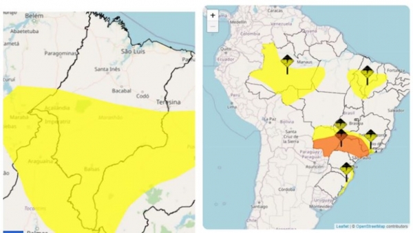 MAIS DE 80 CIDADES DO MA EM ALERTA PARA CHUVAS INTENSAS ATÉ ESTA SEGUNDA (11)