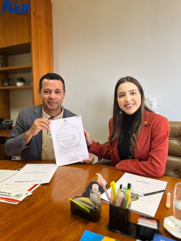 AÇAILÂNDIA – VEREADOR KELL SE REÚNE COM DEPUTADA FEDERAL AMANDA GENTIL E PEDE ATRAVÉS DE OFÍCIO DRENAGEM DE ÁGUAS PLUVIAIS DA VILA ILDEMAR