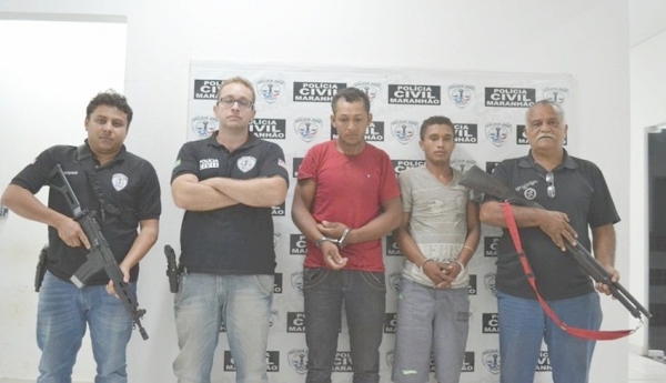 Polícia Prende dois homens acusados de estupro é assalto em São Pedro da Água Branca