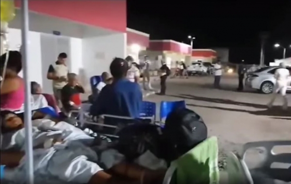 PRINCÍPIO DE INCÊNDIO É REGISTRADO EM HOSPITAL REGIONAL NO INTERIOR DO MA; PACIENTES TIVERAM QUE SER RETIRADOS DO PRÉDIO