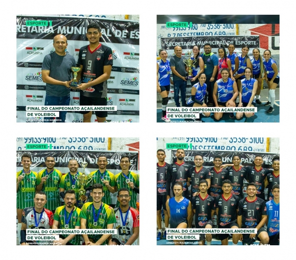 FINAL DO CAMPEONATO AÇAILANDENSE DE VOLEIBOL 