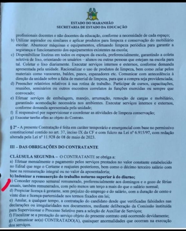  VIGILANTES DE ESCOLAS ESTADUAIS DE IMPERATRIZ COBRAM PAGAMENTO DE BENEFÍCIOS  