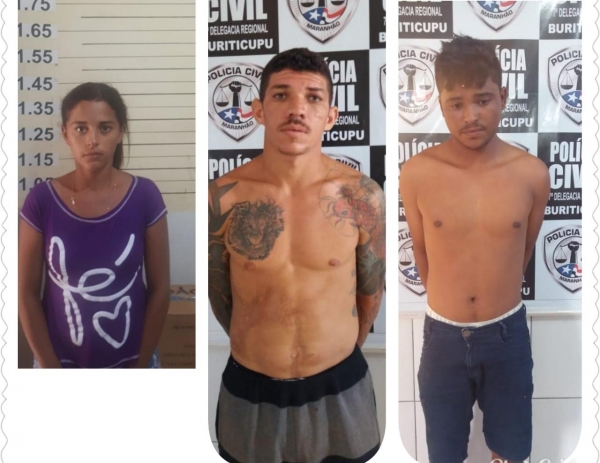 BURITICUPU URGENTE: Polícia Civil prende 3 suspeitos de estrearem envolvidos no assalto ao caminhão dos correios
