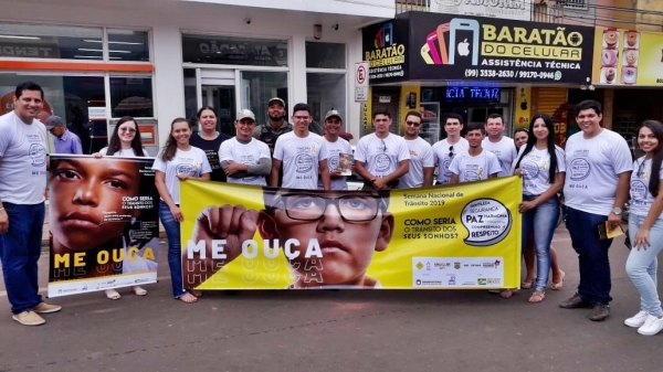 AÇAILÂNDIA - Semana Nacional do Trânsito começa com ação educativa 