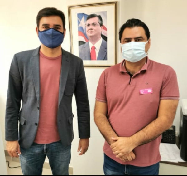 SÉRGIO VIEIRA SE REÚNE COM O NOVO SECRETÁRIO DE ARTICULAÇÃO POLITICA DO ESTADO DO MARANHÃO.