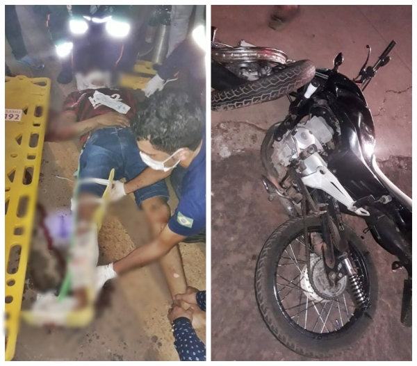 AÇAILÂNDIA FINAL DE SEMANA – Acidente na BR-222 deixa duas pessoas gravemente feridas