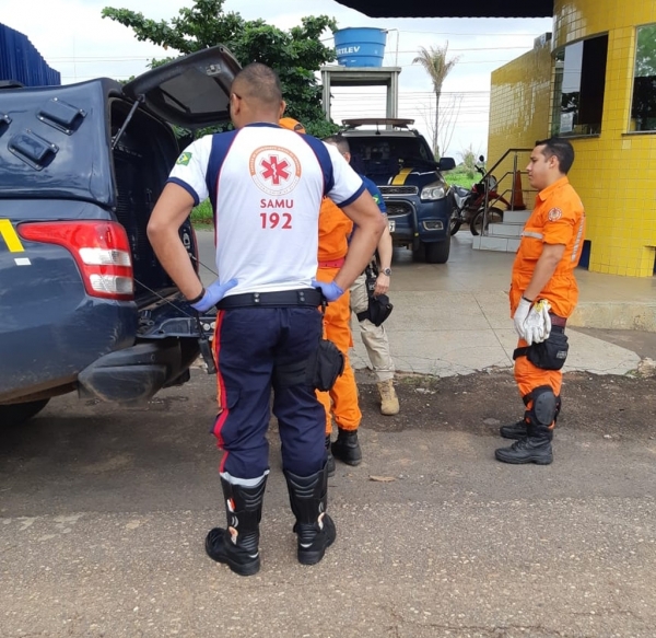 AÇAILÂNDIA / IMPERATRIZ  - Polícia Rodoviária resgata homem em surto psicótico na BR-010 