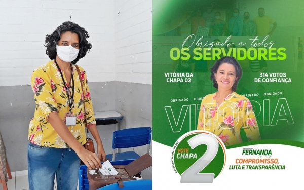 AÇAILÂNDIA - PROFESSORA FERNANDA SUELY É ELEITA PRESIDENTE DO SINTRASEMA