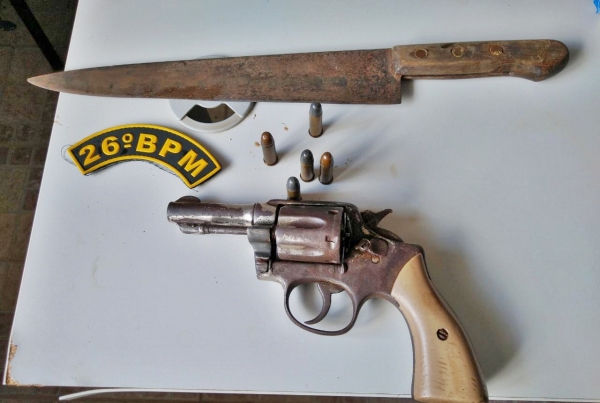 ITINGA MA – Idoso de 81 anos é preso com arma de fogo após discussão 