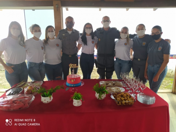 POLICIAIS FEMININAS DO 26° BATALHÃO RECEBEM HOMENAGEM DO DIA INTERNACIONAL DA MULHER