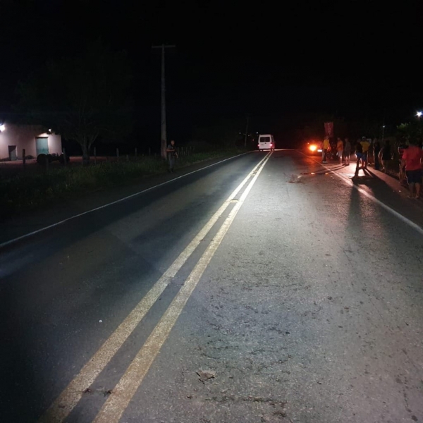 IDOSO MORRE APÓS SER ATROPELADO NA BR-135, EM CAPINZAL DO NORTE
