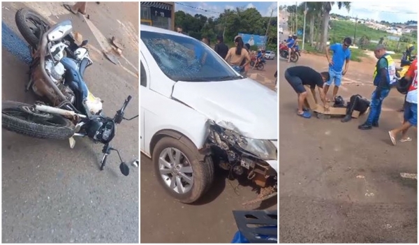 AÇAILÂNDIA: MAIS UM ACIDENTE É REGISTRADO NA ENTRADA DO OURO VERDE NA BR-222