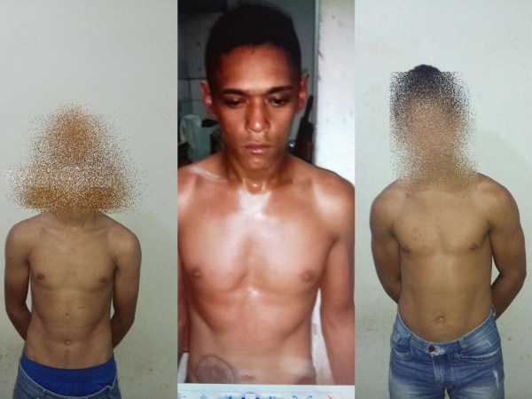 Polícia Militar prende homem, recupera moto roubada e vários celulares. Dois menores foram apreendidos 