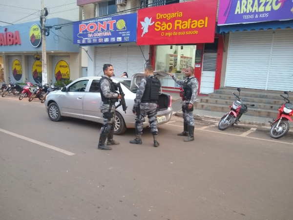 AÇAILÂNDIA – Polícia Militar intensifica ações de combate à criminalidade no centro comercial da cidade