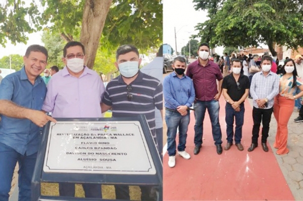 Vereadores participam de inauguração de praça pública na Vila Ildemar