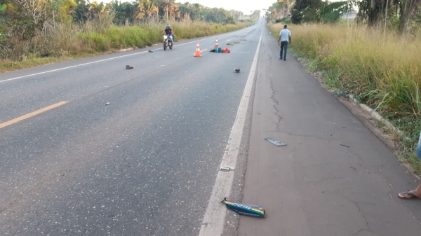Pedestre morre atropelado na BR 010, em Imperatriz/MA