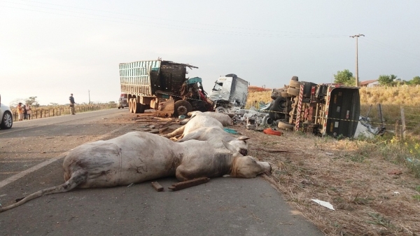 MARANHÃO - Caminhão invade pista e bate em carreta na BR-316 