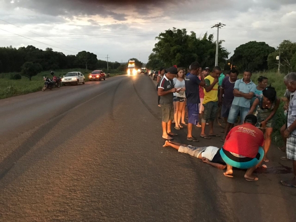  SÃO FRANCISCO DO BREJÃO (VÍDEO) - Um homem fica gravemente ferido em acidente na BR-010 