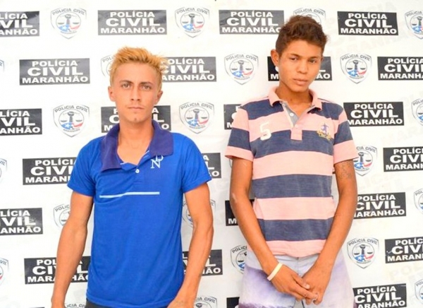 AÇAILÂNDIA - Em Novo Bacabal a Polícia Prende dois jovens acusados de assaltos e de vender drogas 