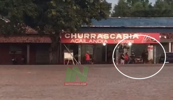 CORREÇÃO – HOMEM É BALEADO APÓS DISCUSSÃO EM CHURRASCARIA NO MUNICÍPIO DE AÇAILÂNDIA 