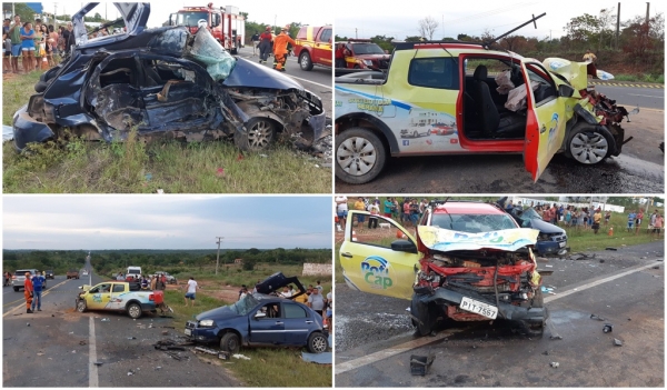 PRF confirma 4ª morte em acidente que envolveu carro na contramão na BR-316 no MA