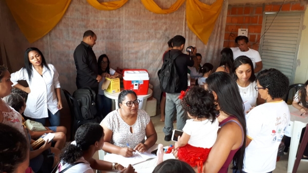 AÇAILÂNDIA - Prefeitura leva os serviços da Saúde e Assistência Social para os moradores do Residencial Aulídia Gonçalves
