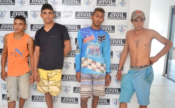Quatro homens são presos em Bom Jesus das Selvas acusados de assalto e clonagem de veículo.