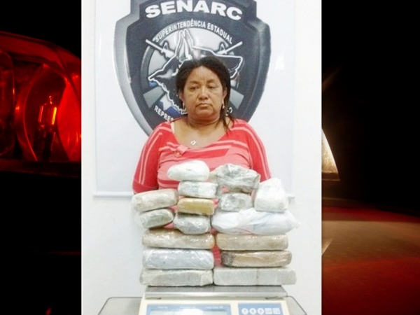 Senhora é presa com cerca de 10 kg de maconha em ônibus em São Luís